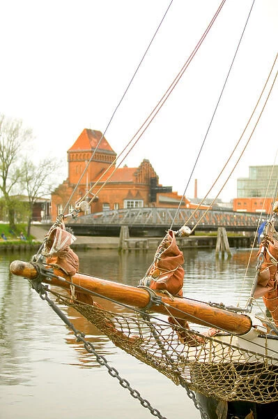 old sail boat, Lubeck, Germany