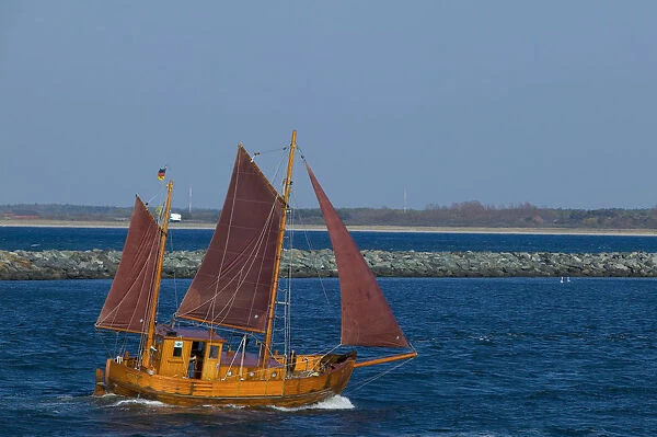 old sailboat, warnemunde