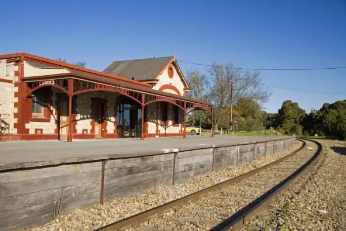 Framed Print : Old Tanunda Railway Station, Barossa Valley, South Australia, Australia