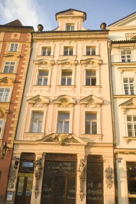 Framed Print : Old Town Buildings near Old Town Square, Historical Center of Prague-UNESCO World Cultural