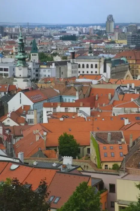 Framed Print : Old town cityscape, Bratislava, Slovakia
