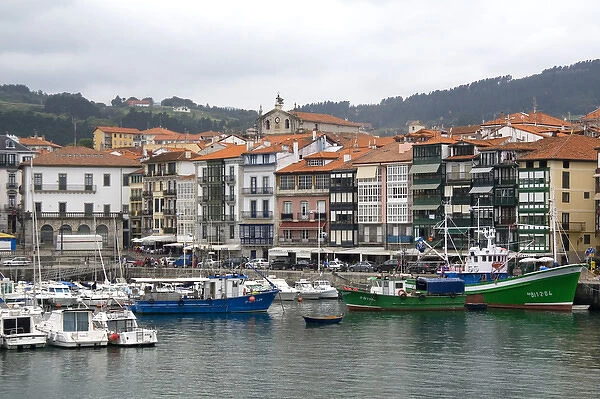 Old town and fishing port of Lekeitio in the province of Biscay, Basque Country