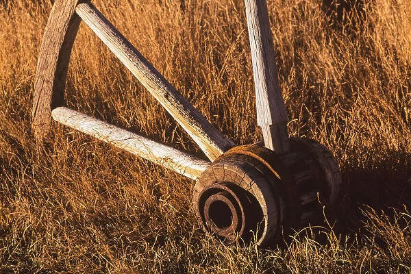 Part of an old wagon wheel, Bodie, California