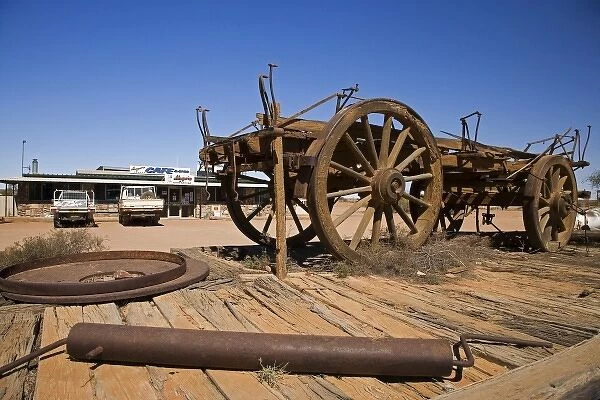 Old Wagon, William Creek, Oodnadatta Track, Outback, South Australia, Australia