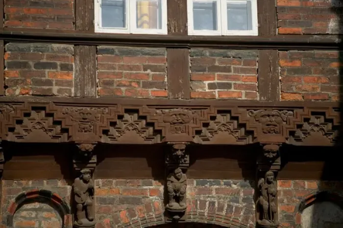 Framed Print : old wall, Lubeck_germany Framed Print : old wall, Lubeck_germany