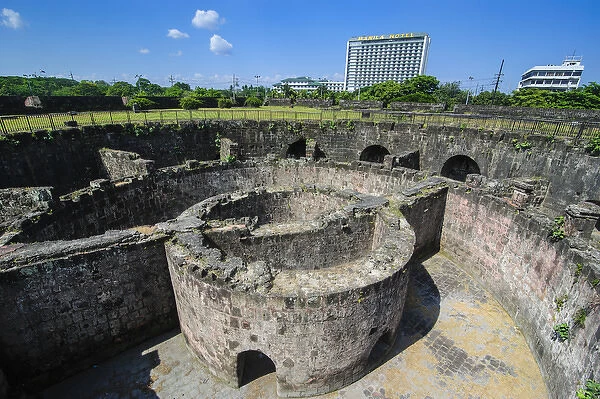 Old watchtower Baluarte de San Diego, Intramuros, Manila, Luzon, Philippines