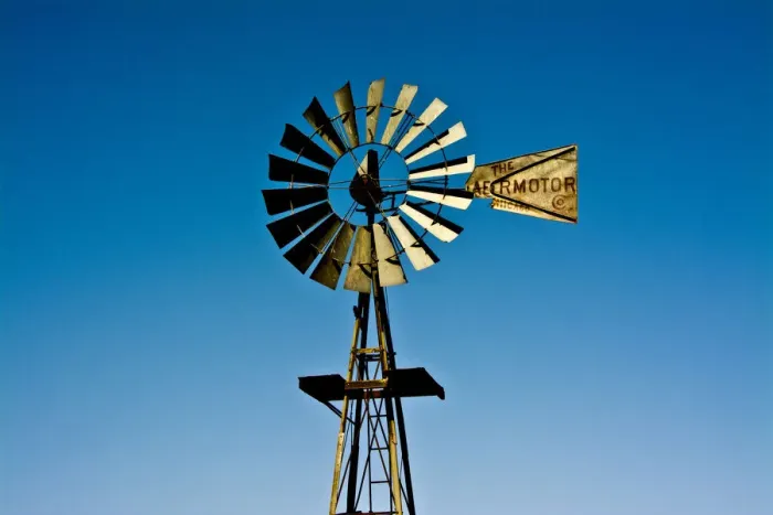 Framed Print : Old windmill, Rock Art Ranch, near Holbrook, Arizona, USA