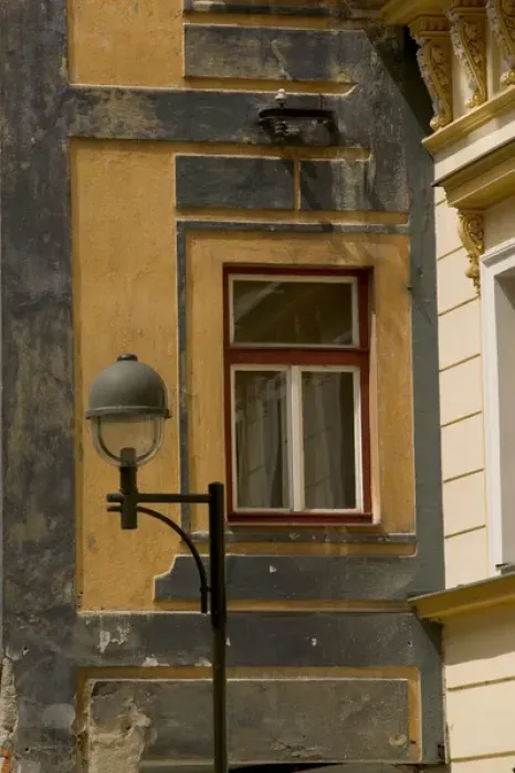 Framed Print : old window, Czech Republic, Ceske Budejovice