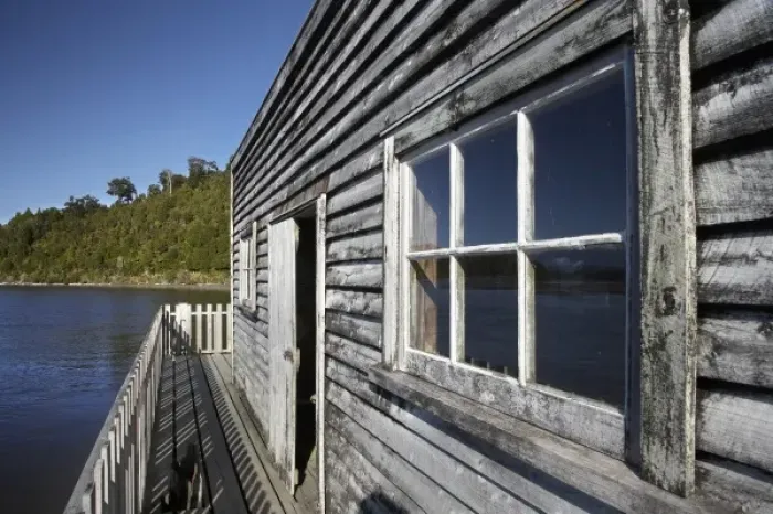 Framed Print : Old Wooden Weatherboard Building, Okarito Lagoon, West Coast, South Island, New Zealand Framed Print : Old Wooden Weatherboard Building, Okarito Lagoon, West Coast, South Island, New Zealand