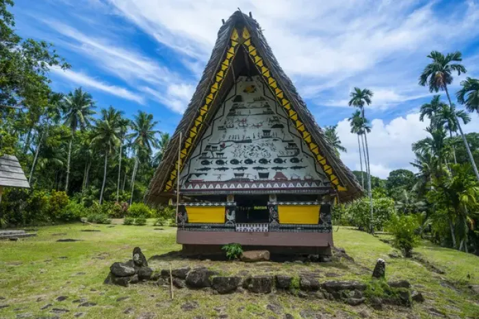 Framed Print : Oldest Bai of Palau, an house for the village chiefs, Island of Babeldoab, Palau Framed Print : Oldest Bai of Palau, an house for the village chiefs, Island of Babeldoab, Palau