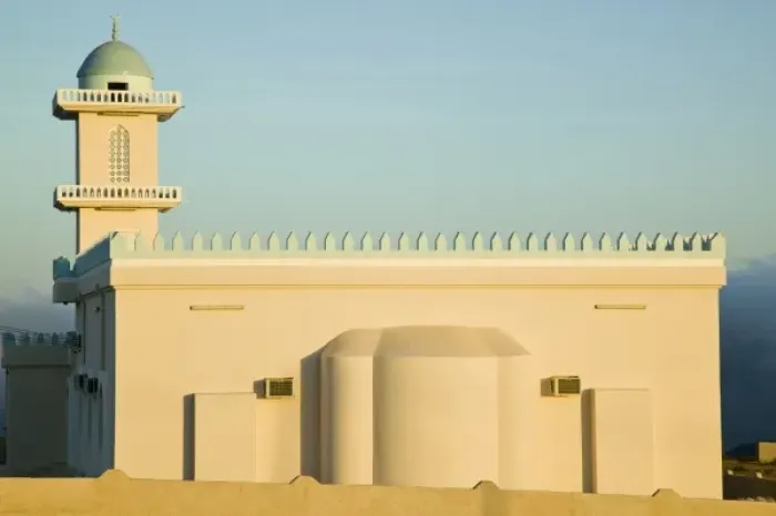 Framed Print : Oman, Dhofar Region. SHaT Village Mosque Framed Print : Oman, Dhofar Region. SHaT Village Mosque