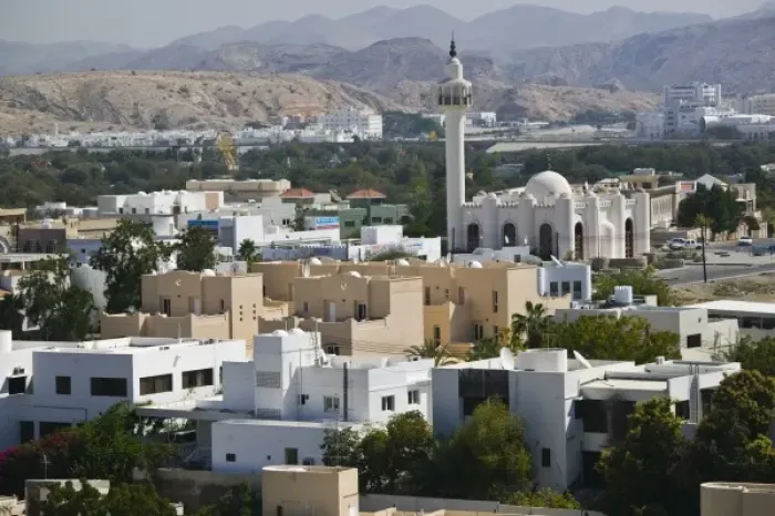 Framed Print : Oman, Muscat, Qurm. Buildings of Qurm Area Framed Print : Oman, Muscat, Qurm. Buildings of Qurm Area