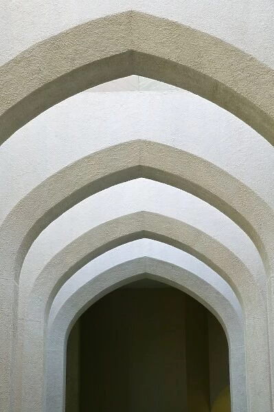 Oman, Muscat, Walled City of Muscat. Muscat Gate Museum  /  Interior Arches