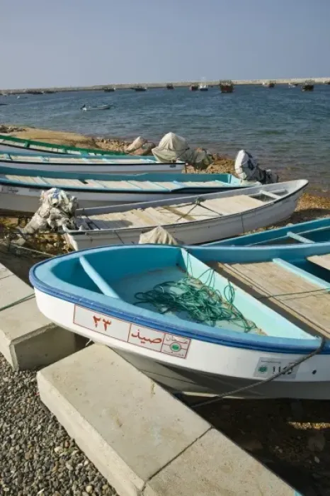 Framed Print : Oman, Sharqiya Region, Sur. Fisheries Harbor Boats Framed Print : Oman, Sharqiya Region, Sur. Fisheries Harbor Boats