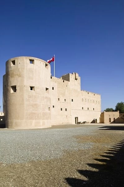 Oman, Western Hajar Mountains, Jabrin. Jabrin Castle  /  Fort, Exterior