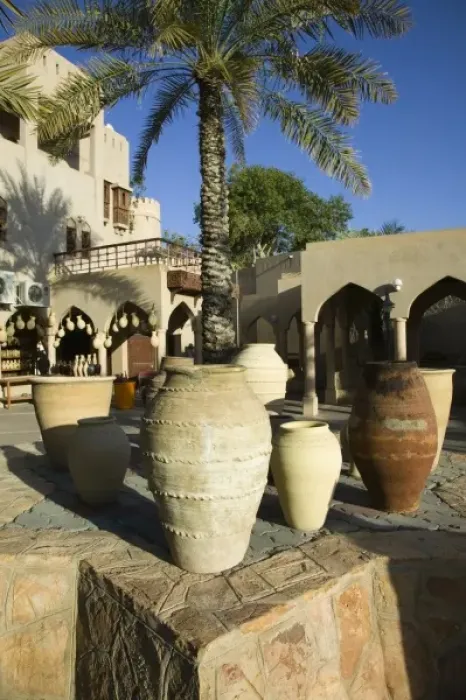 Framed Print : Oman, Western Hajar Mountains, Nizwa. Pottery For Sale Framed Print : Oman, Western Hajar Mountains, Nizwa. Pottery For Sale
