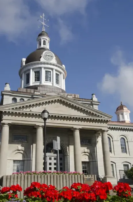 Framed Print : Ontario, Canada, Kingston. Kingston City Hall, considered one of the finest 19th