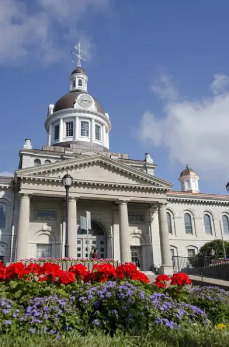Framed Print : Ontario, Canada, Kingston. Kingston City Hall, considered one of the finest 19th Framed Print : Ontario, Canada, Kingston. Kingston City Hall, considered one of the finest 19th