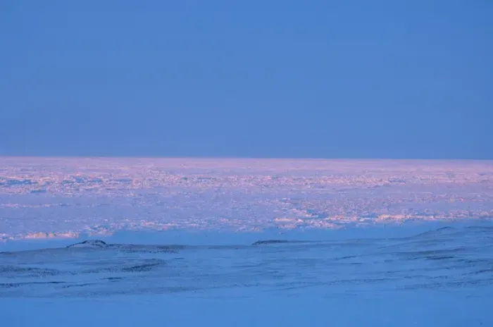 Framed Print : open leads in the pack ice on the frozen Arctic ocean, off Herschel Island Framed Print : open leads in the pack ice on the frozen Arctic ocean, off Herschel Island
