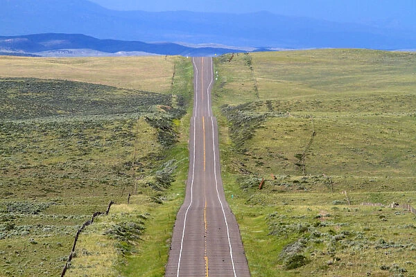Open road on U. S. Route 40 in western Colorado, USA