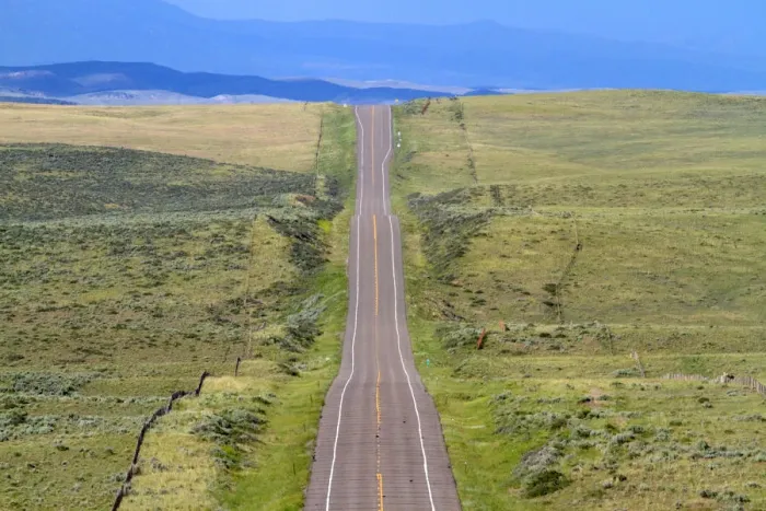 Framed Print : Open road on U. S. Route 40 in western Colorado, USA Framed Print : Open road on U. S. Route 40 in western Colorado, USA