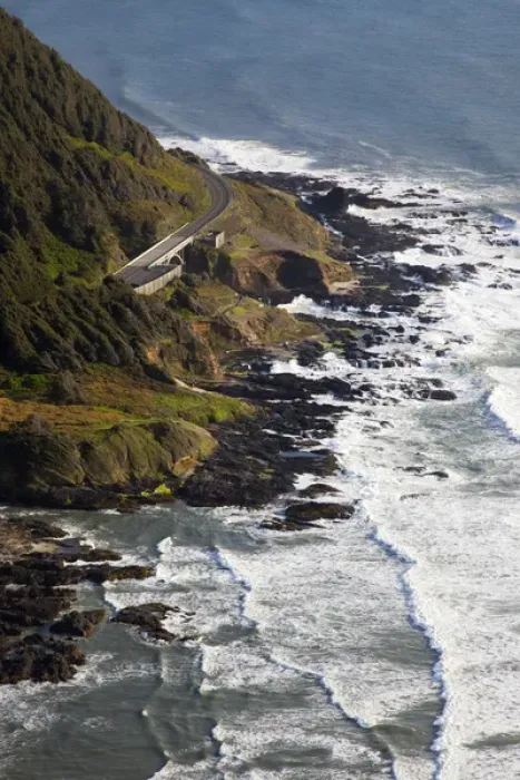 Framed Print : OR, Cape Perpetua Scenic Area, view from overlook Framed Print : OR, Cape Perpetua Scenic Area, view from overlook