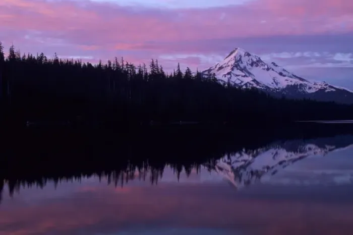 Framed Print : OR, Mt. Hood Wilderness, Mt. Hood reflected in Lost Lake at sunrise Framed Print : OR, Mt. Hood Wilderness, Mt. Hood reflected in Lost Lake at sunrise