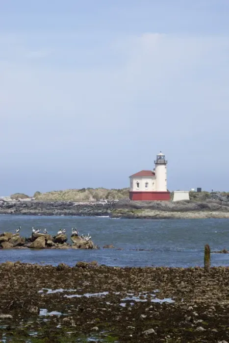 Framed Print : OR, Oregon Coast, Bandon, Coquille River lighthouse, built in 1896, last lighthouse Framed Print : OR, Oregon Coast, Bandon, Coquille River lighthouse, built in 1896, last lighthouse