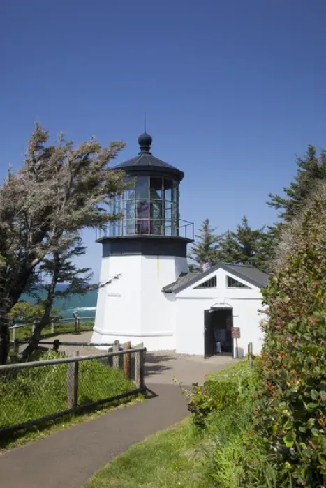 Framed Print : OR, Oregon Coast, Cape Meares State Scenic Viewpoint, Cape Meares lighthouse, 38 Framed Print : OR, Oregon Coast, Cape Meares State Scenic Viewpoint, Cape Meares lighthouse, 38