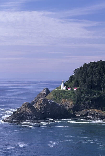 OR, Oregon Coast, Heceta Head Lighthouse, on Heceta Head, 205 feet above the ocean