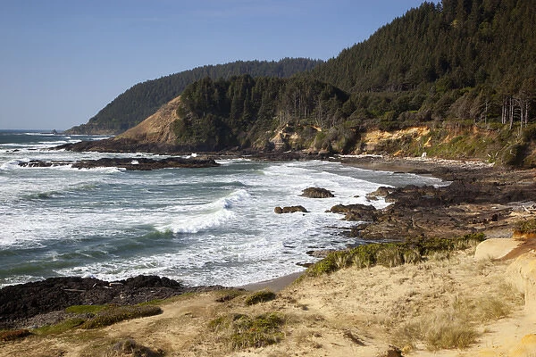 OR, Oregon Coast, view from Strawberry Hill