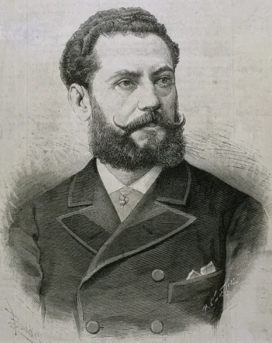 Framed Print : Ordonez Gonzalez, Ezekiel (1844 -1918). Spanish politician, lawyer and writer. Engraving