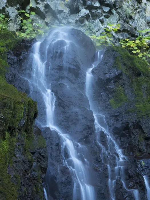 Framed Print : Oregon, Columbia River Gorge National Scenic Area, Cabin Creek Falls Framed Print : Oregon, Columbia River Gorge National Scenic Area, Cabin Creek Falls