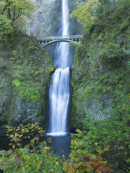 Framed Print : Oregon, Columbia River Gorge National Scenic Area, Multnomah Falls Framed Print : Oregon, Columbia River Gorge National Scenic Area, Multnomah Falls