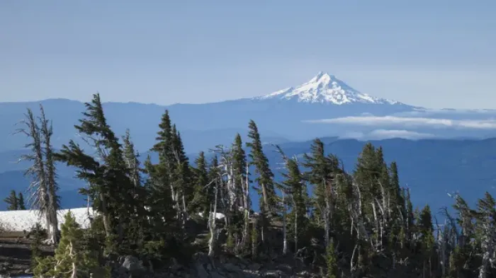 Framed Print : Oregon, Mount Hood. Mount Hood seen from Mount Adams Framed Print : Oregon, Mount Hood. Mount Hood seen from Mount Adams