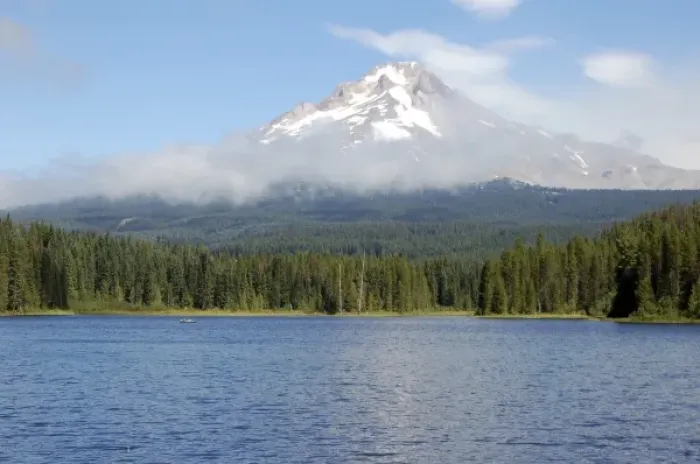 Framed Print : Oregon, Mt. Hood. View of snow-capped Mt. Hood from Trillium Lake Framed Print : Oregon, Mt. Hood. View of snow-capped Mt. Hood from Trillium Lake