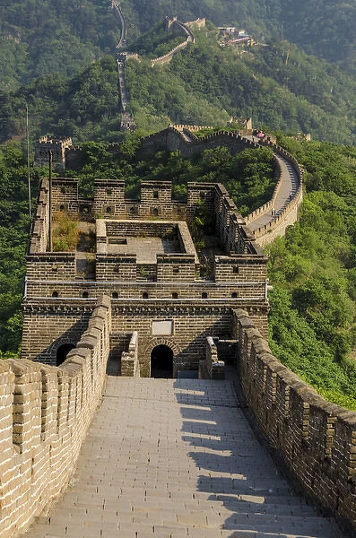 The original Mutianyu section of the Great Wall, Beijing, China