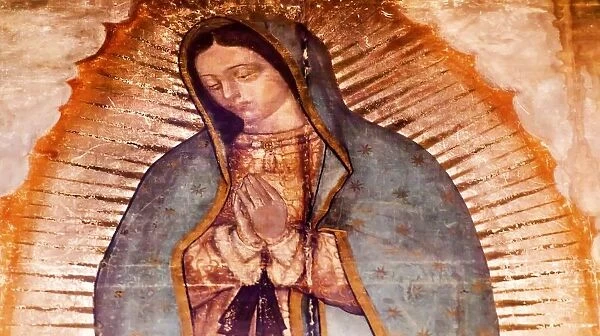 Original Virgin Mary Guadalupe Painting which was revealed by Indian Peasant Juan