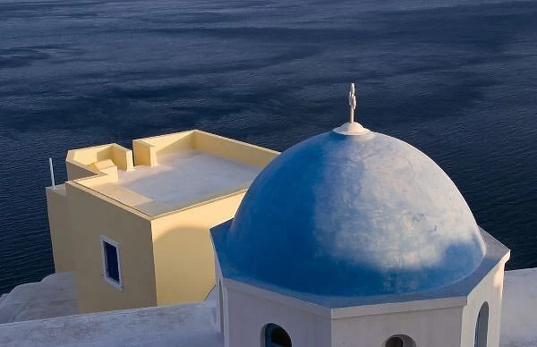 An Orthodox Church near the sea, Oia Santorini