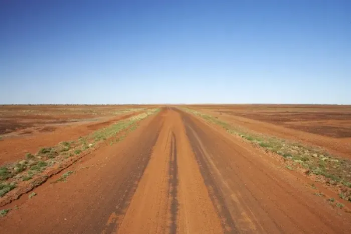 Framed Print : Outback Road, Sturt National Park, New South Wales, Australia