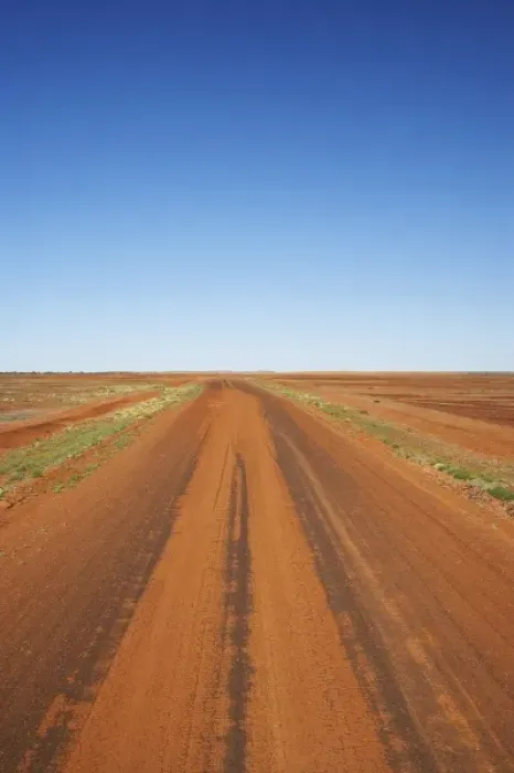 Framed Print : Outback Road, Sturt National Park, New South Wales, Australia