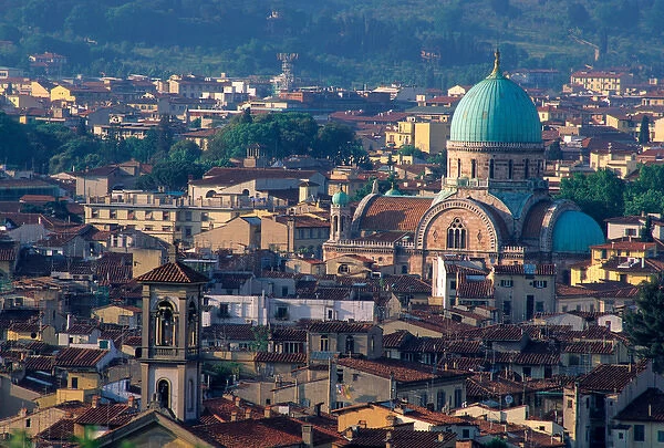 Overall view of Florence, Italy. roman, ancient, historical, landmark, europe