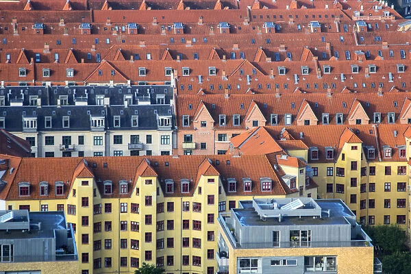 Overlooking the rooftops of Copenhagen