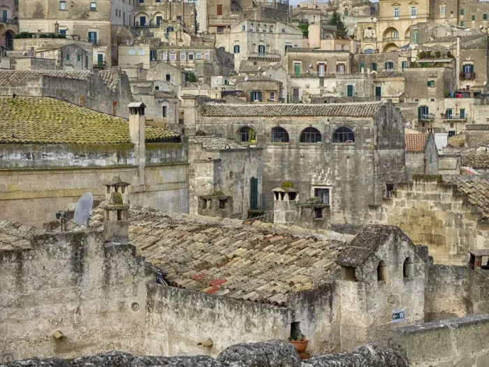 Framed Print : Overview of the old town of Matera Framed Print : Overview of the old town of Matera