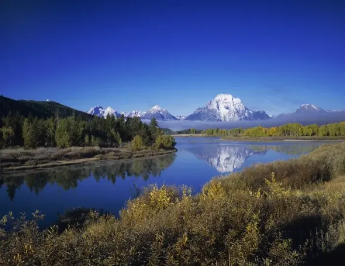 Framed Print : Oxbow Bend at sunrise, Grand Teton NP, Wyoming, September 2005 Framed Print : Oxbow Bend at sunrise, Grand Teton NP, Wyoming, September 2005