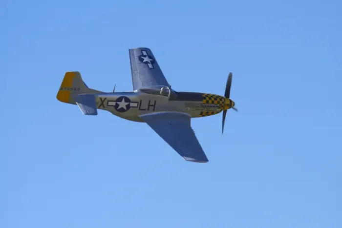 Framed Print : P-51 Mustang - American Fighter Plane