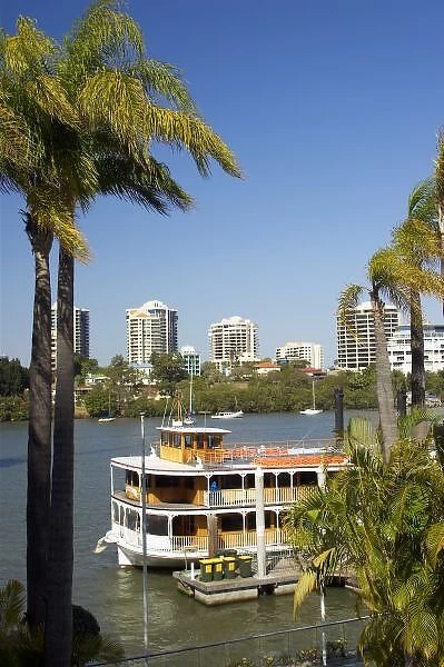Paddle Steamer, Brisbane River, Brisbane, Queensland, Australia