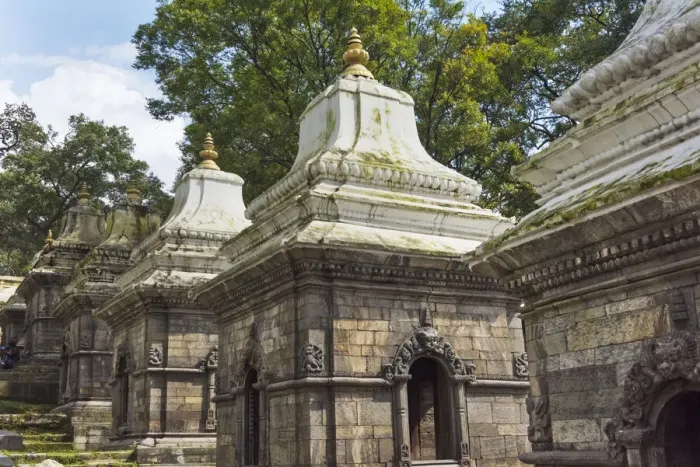 Framed Print : Pagodas in Pashupatinath Temple, UNESCO World Heritage site