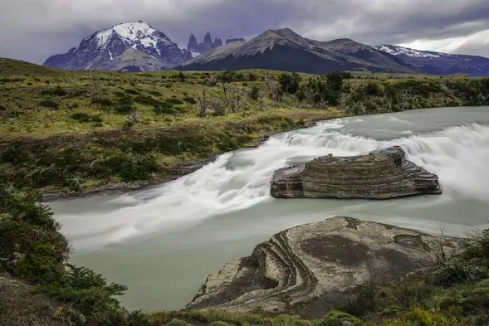 Framed Print : Paine Cascade, Torres del Paine National Park, Chile, Patagonia, South America Framed Print : Paine Cascade, Torres del Paine National Park, Chile, Patagonia, South America