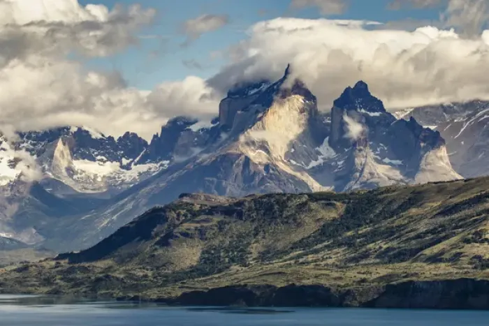 Framed Print : Paine Massif, , Torres del Paine National Park, Chile, South AmericaPatagonia, Patagonia